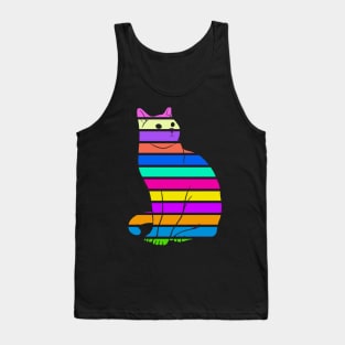 Colorful Cat Tank Top